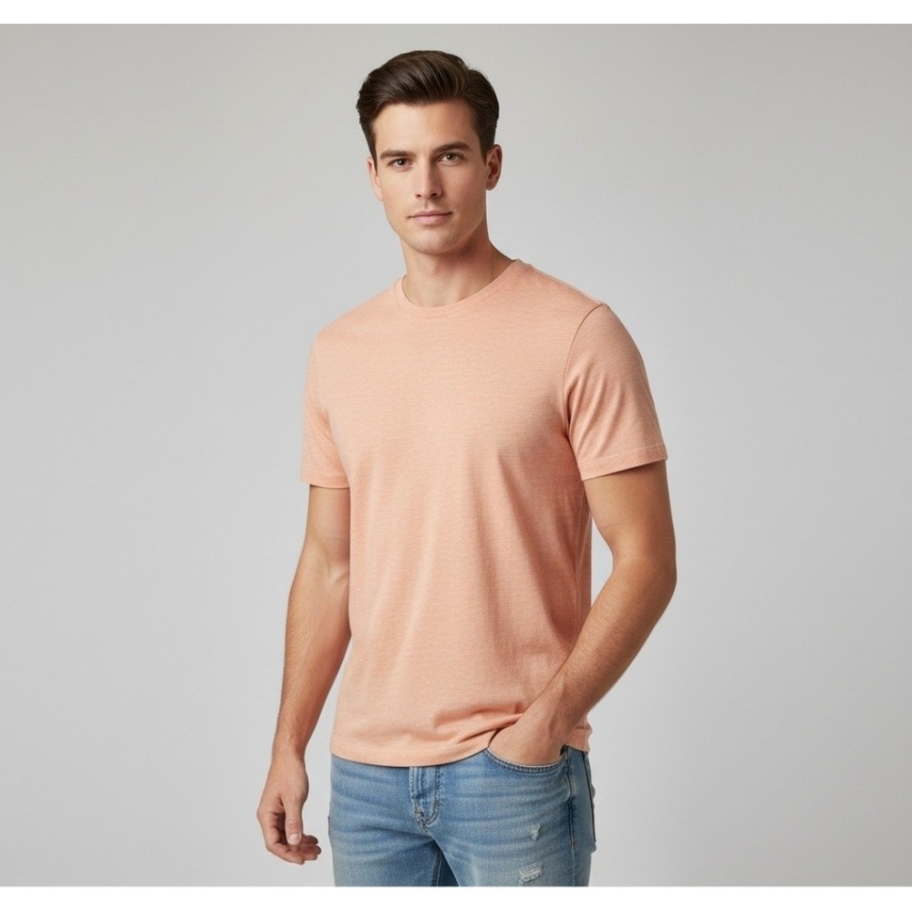Moncler - Men's Orange Tee Short Sleeve - Size: XXL